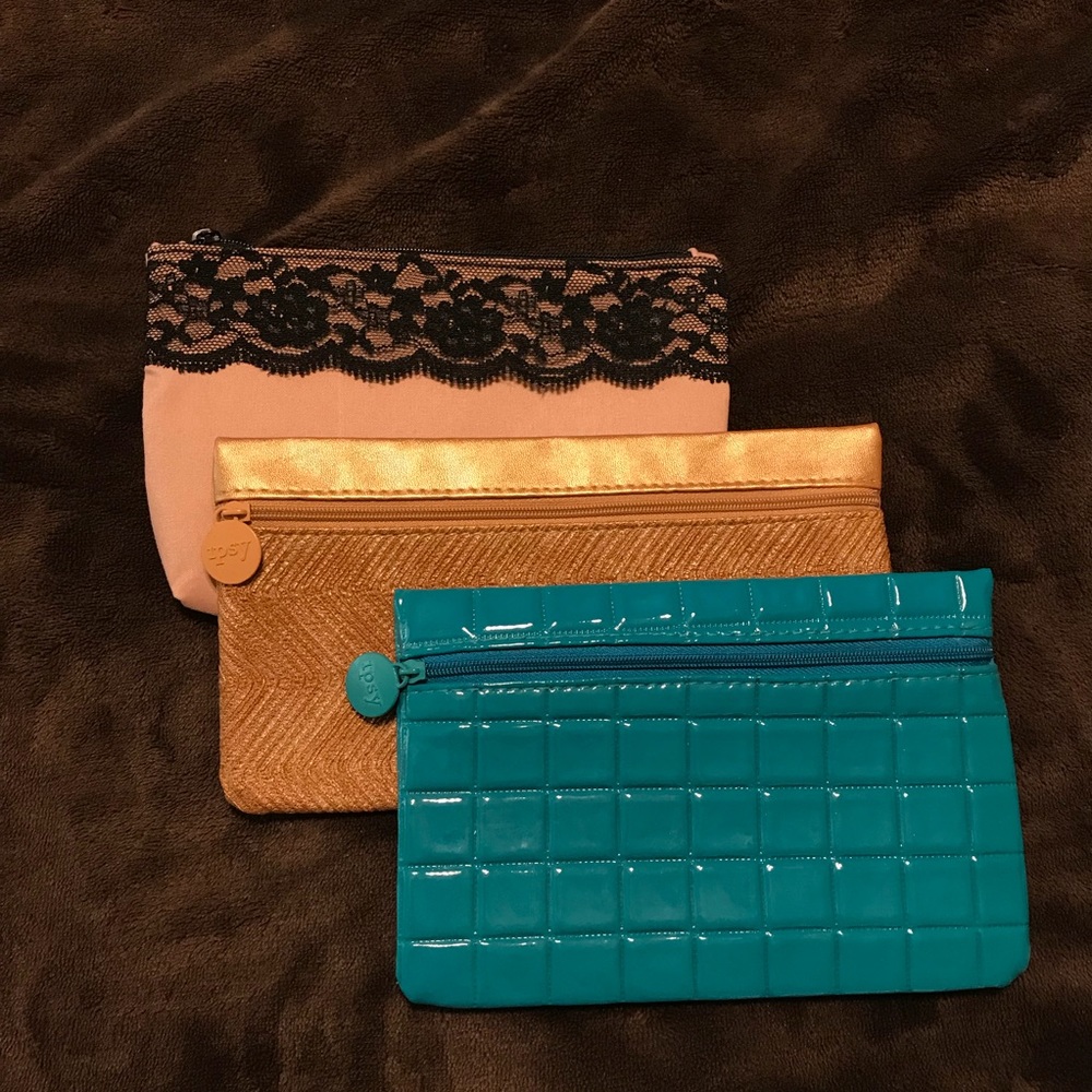 Makeup bag bundle -3 coordinates bags in a set